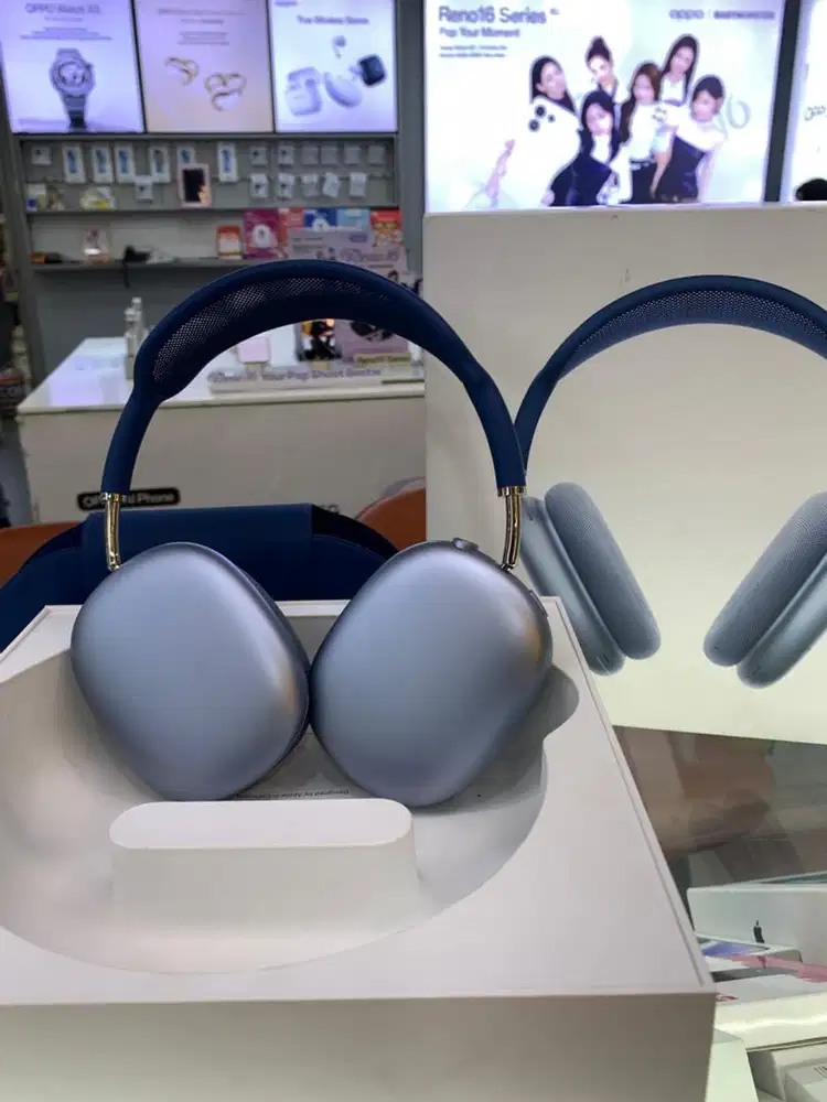 Airpods Max Gen 1 Navy Blue Resmi ibox fullset original