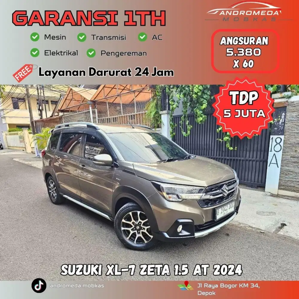 TDP TERMURAH 5 JT SUZUKI XL7 1.5 ZETA AT 2024 KONDISI ISTIMEWA
