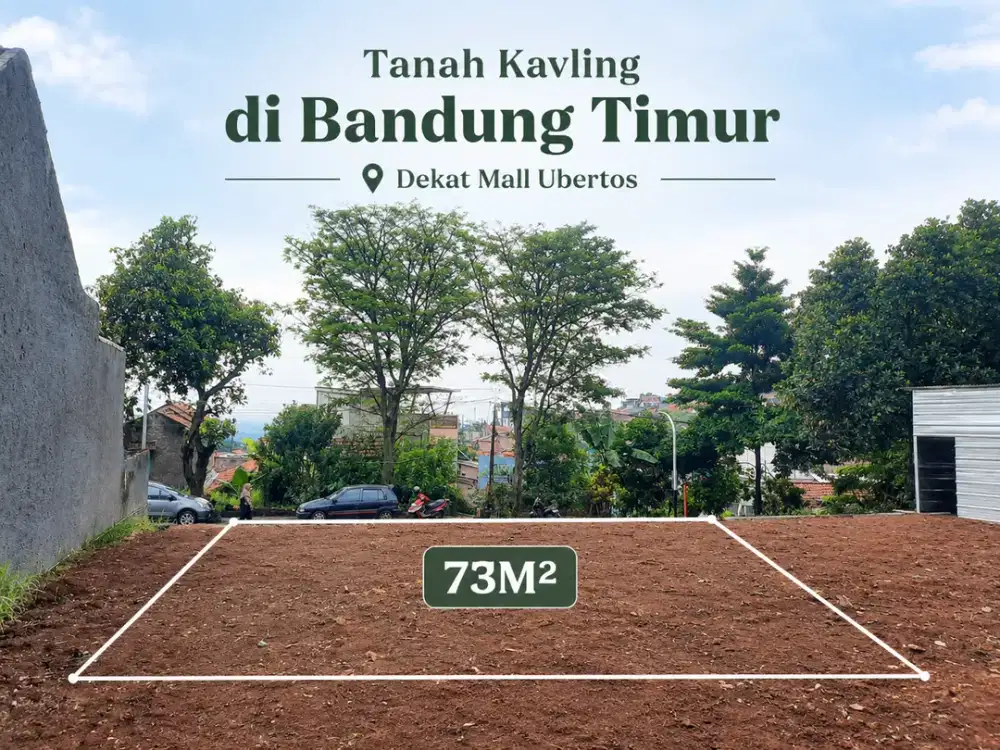 Tanah Kavling Bandung Timur Dekat Arcamanik - 400 Jutaan