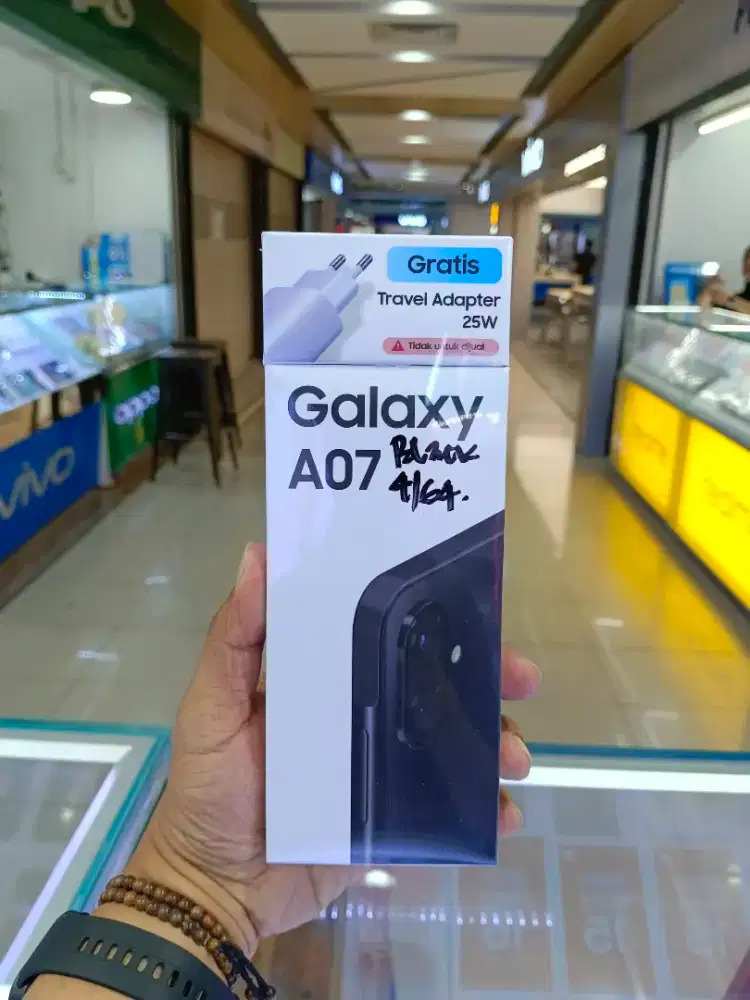 Samsung Galaxy A07 4/64 Black NEW Garansi Resmi Ori SEIN