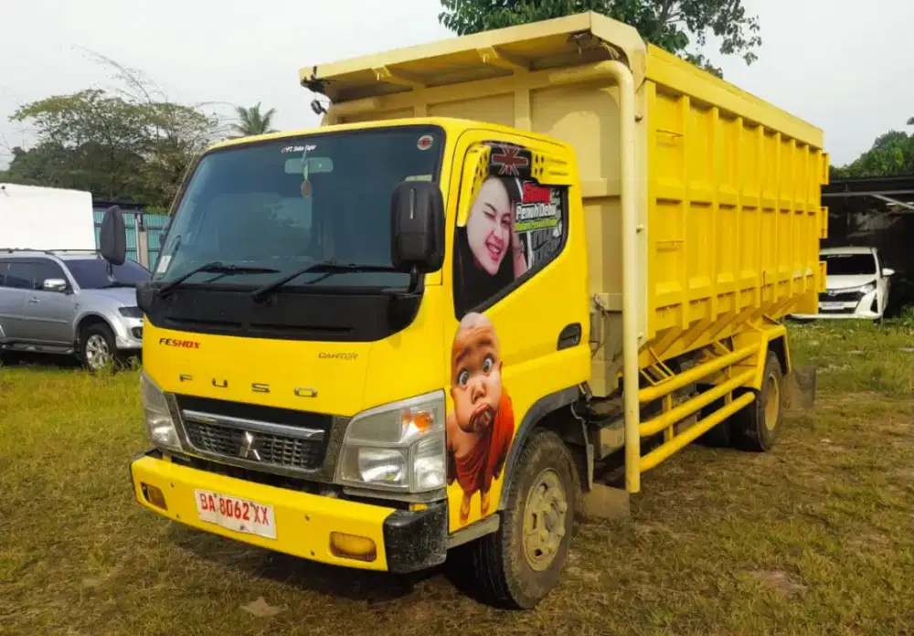 9ribu KM rendah mitsubishi colt diesel canter FE75SHDX dump truck 2026