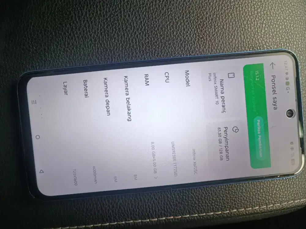 Jual cepat Infinix smart 10 plus