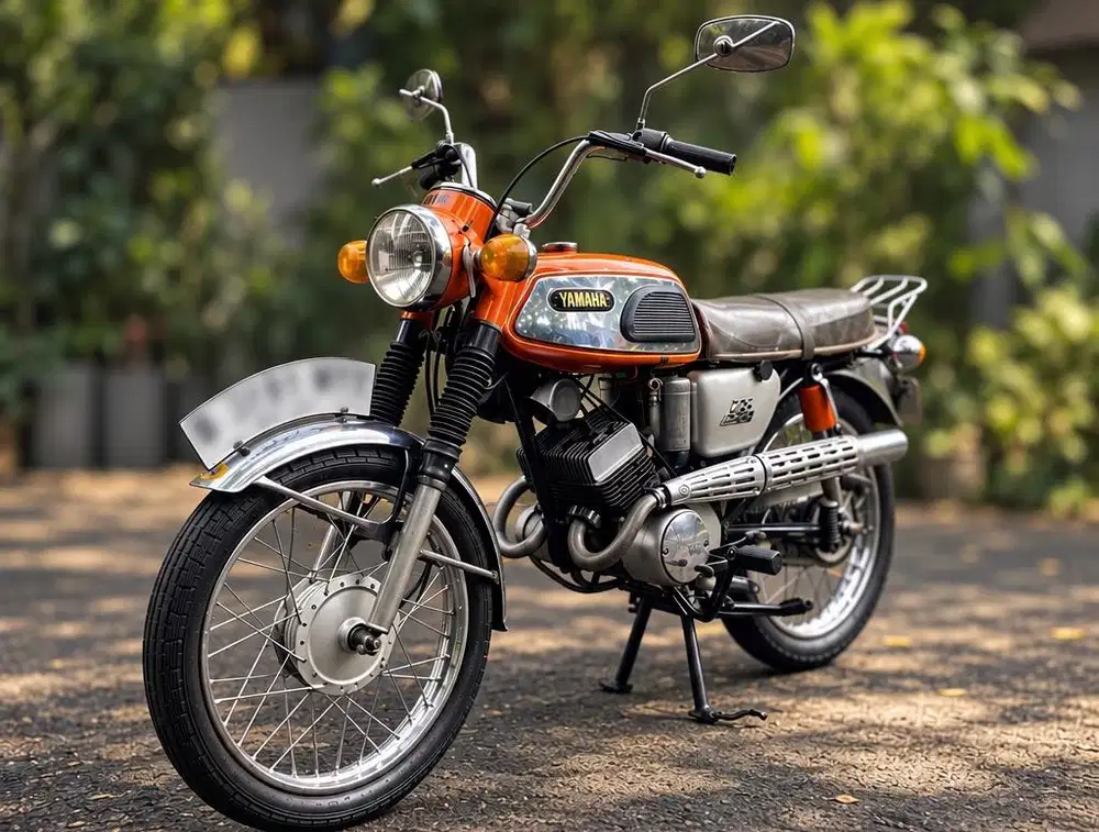 YAMAHA YASI AS1 125 TWIN 1970 – FULL ORIGINAL – SURAT LENGKAP