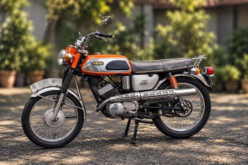 YAMAHA YASI AS1 125 TWIN 1970 – FULL ORIGINAL – SURAT LENGKAP