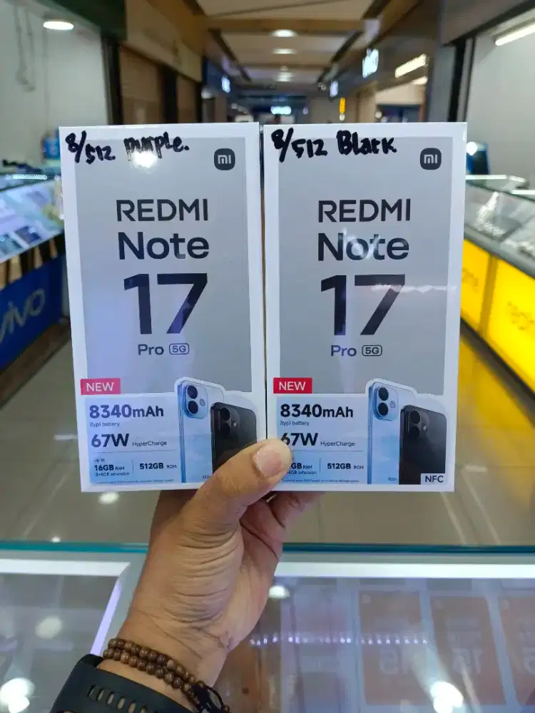 Xiaomi Redmi Note 17 Pro 5G 8/512 NEW Garansi Resmi Xiaomi