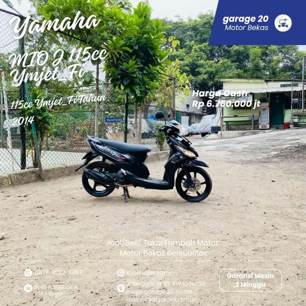 Yamaha Mio J 110cc Ymjet_Fi Tahun 2014
