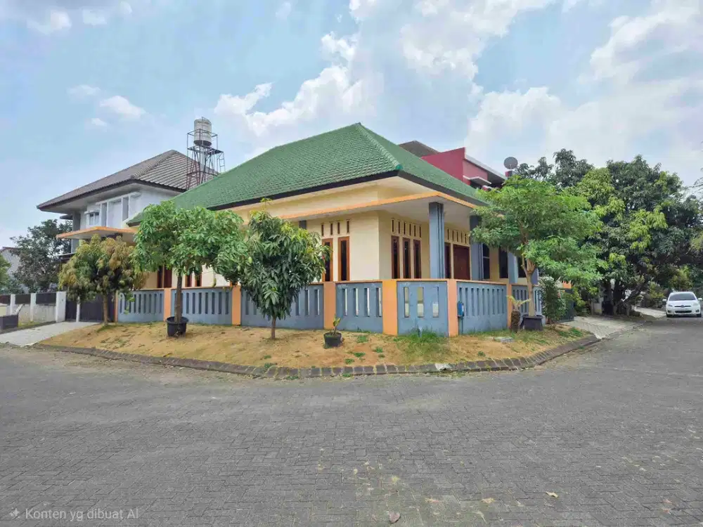 Rumah Bagus Posisi Hooq di Perumahan Graha Kencana Row Jalan Kembar