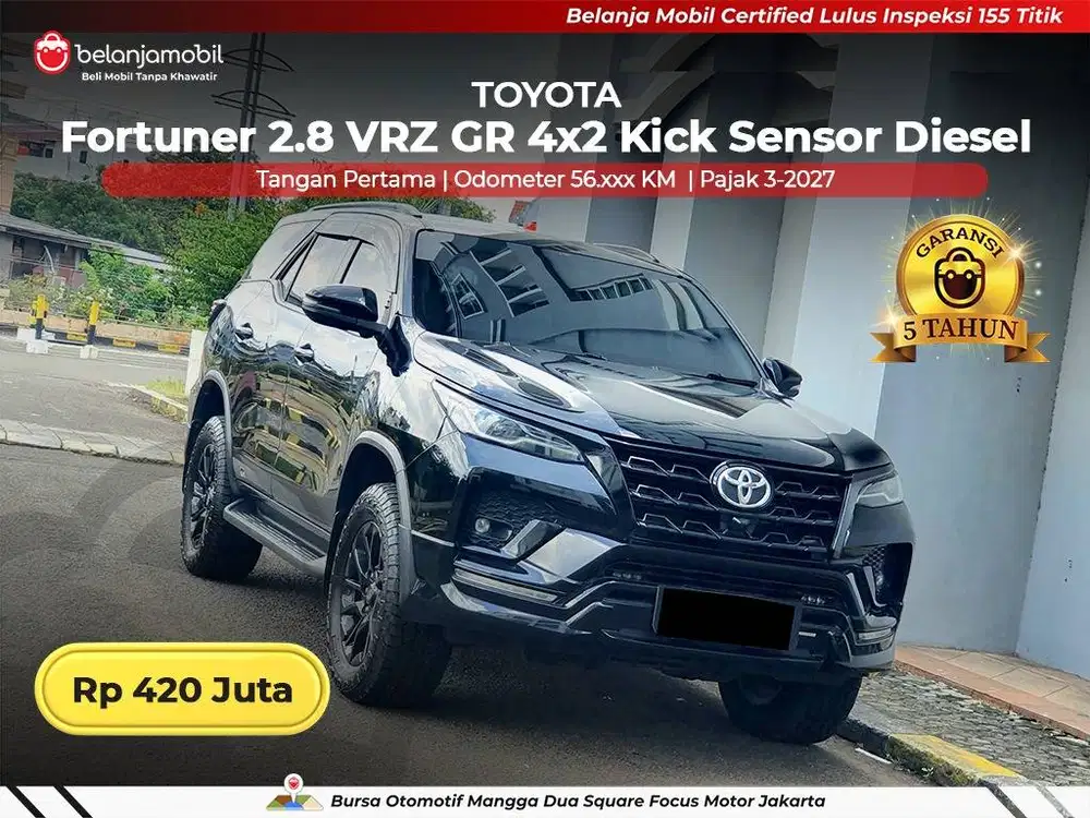 [ GARANSI 5THN ] Toyota Fortuner 2.8 VRZ GR Diesel 2021/2022/2023