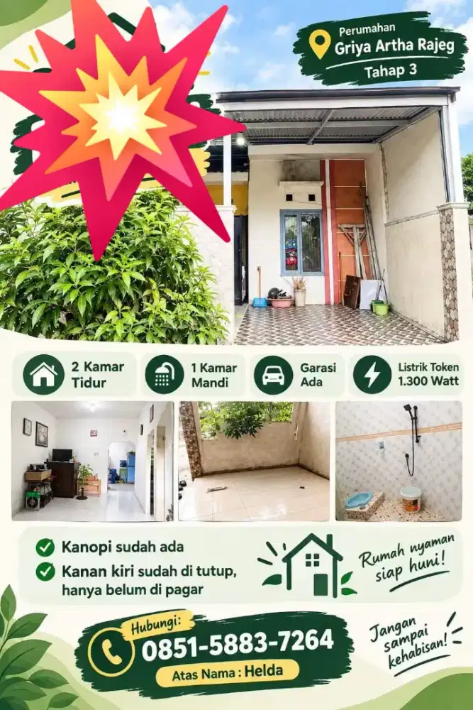 OVER KREDIT RUMAH... AKSES DEKAT BANDARA