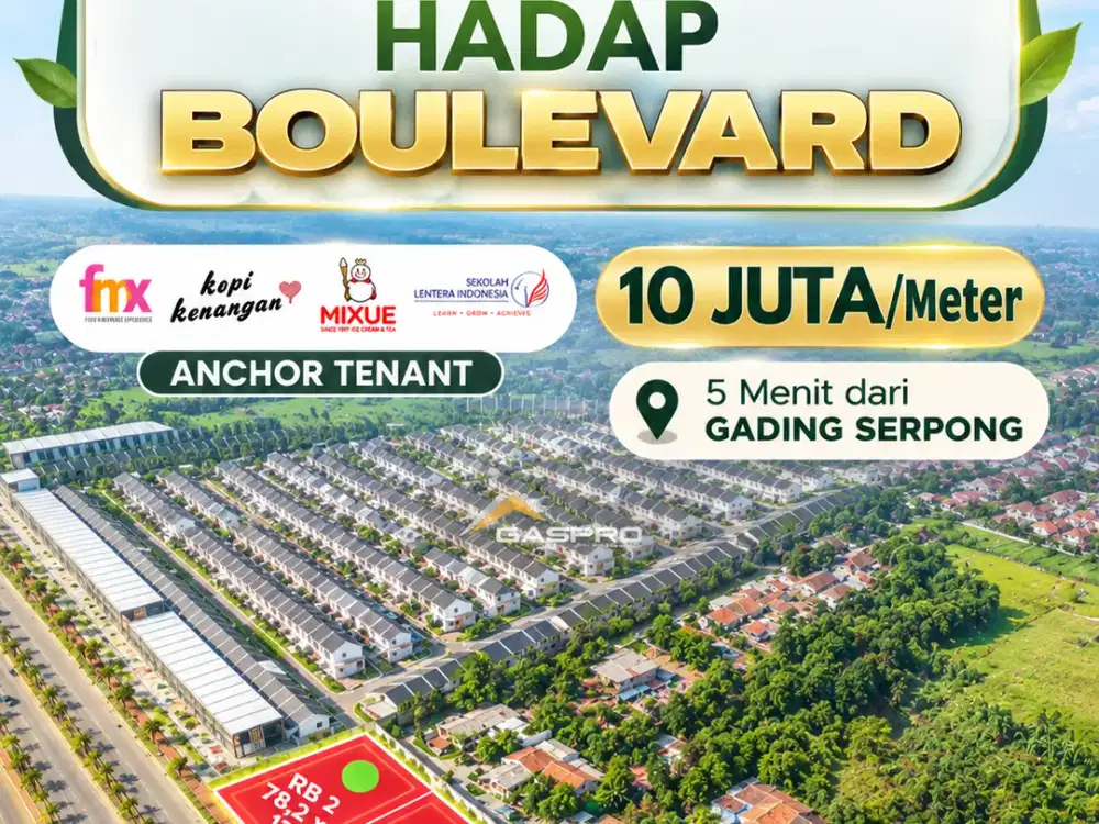 Kavling Luas dan Strategis di Area Premium Karawaci Park Serpong Persembahan Lippo Group