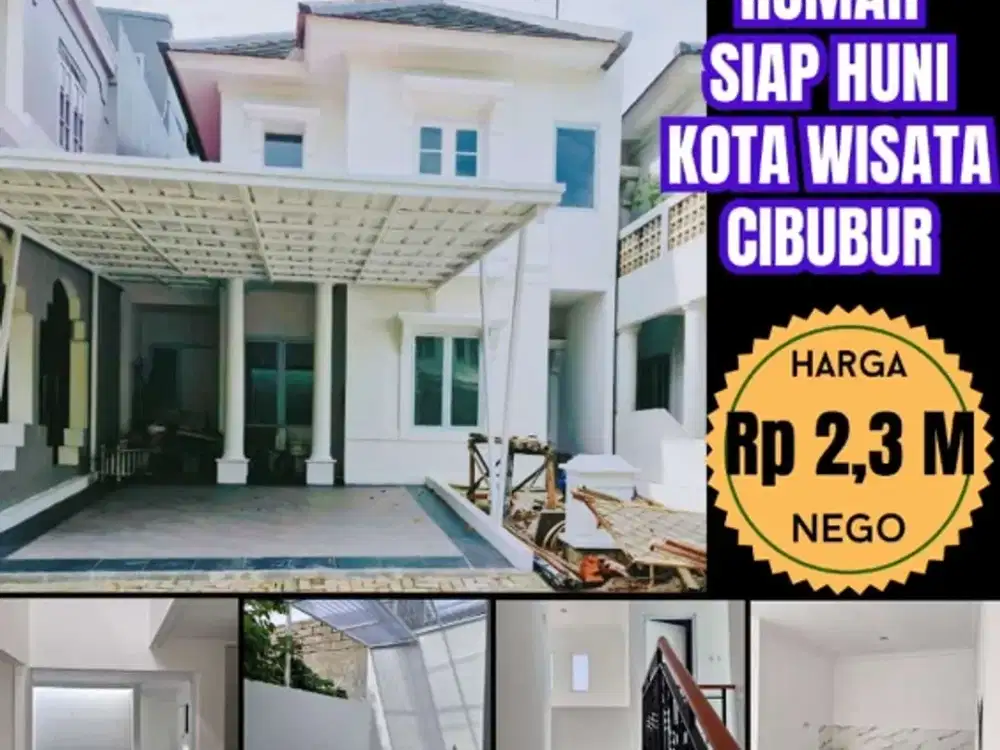 Rumah Siap Huni di Kota Wisata Cibubur