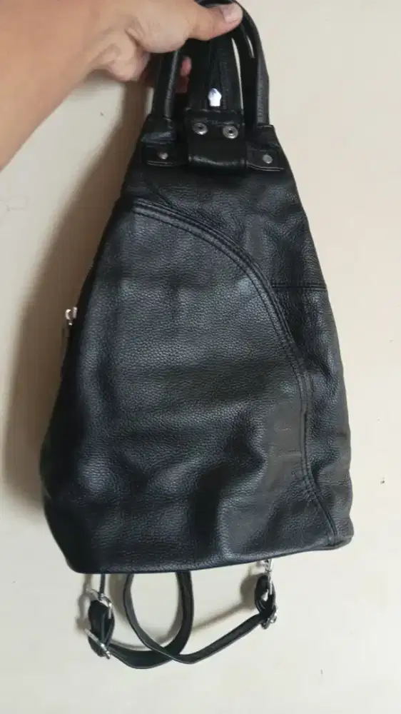 TAS RANSEL SELEMPANG KULAS ORIGINAL KULIT MODEL KOREA