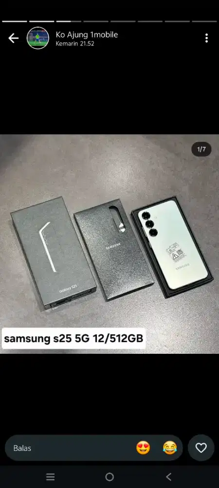 Samsung s25 12/512gb