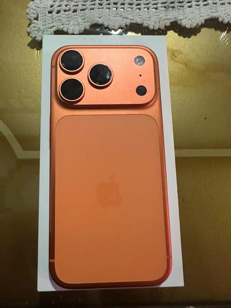 DIJUAL IPHONE 17 PRO 256 GB COSMIC ORANGE IBOX INDO MULUS