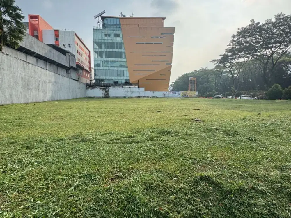 Dijual/ disewakan  kavling komersial BSD city  Luas tanah 2.462m2 Surat PPJB Posisi hook Hanya 16 jutaan