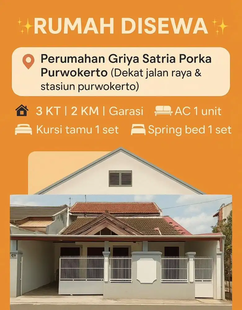 Rumah disewakan