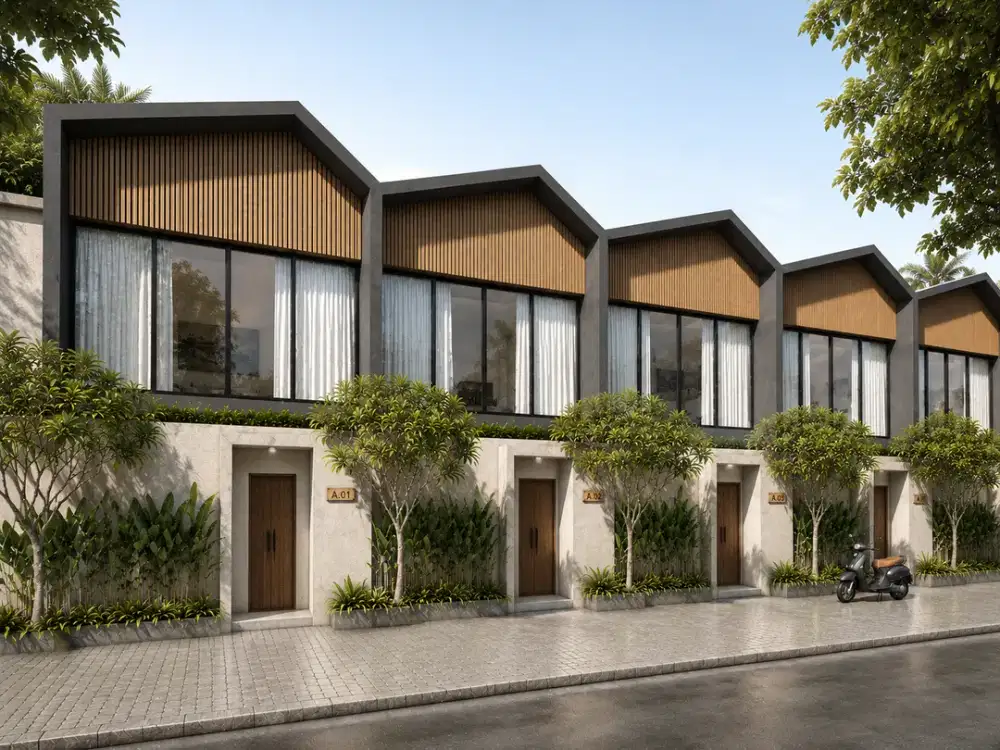Leasehold-1-Bedroom Loft-Style Apartment with Private Pool - Kerobokan