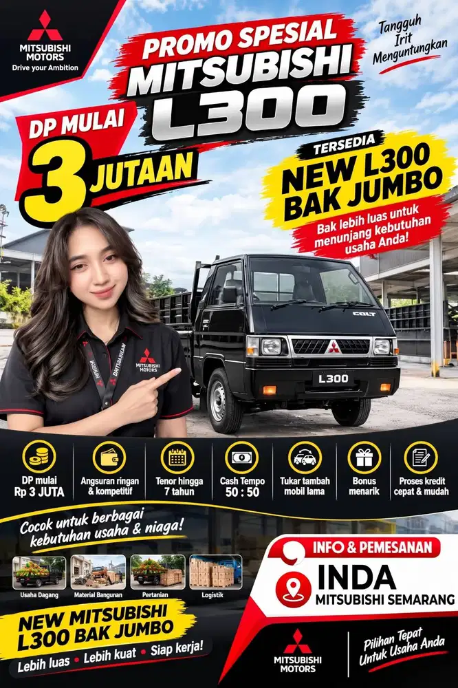 DP 3 JUTAAN MITSUBISHI COLT L300 DIESEL 2026
