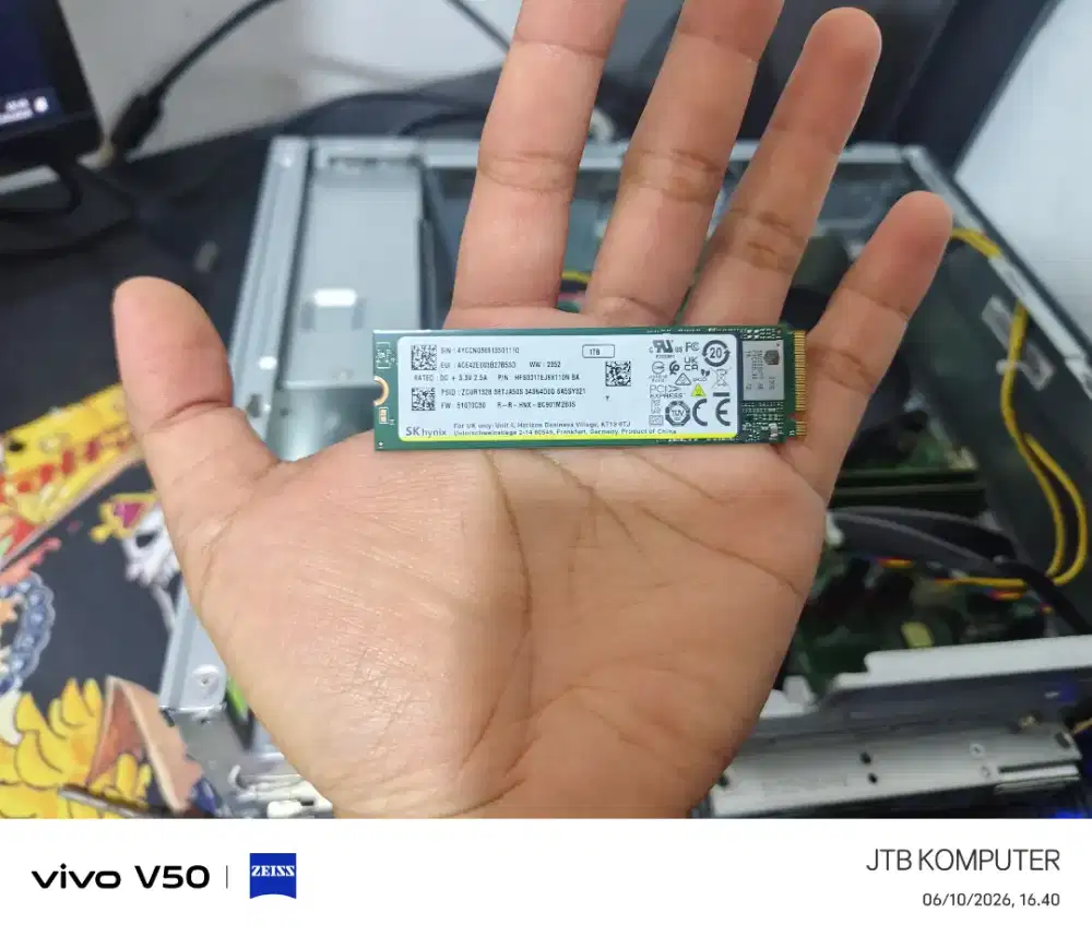 SSD M.2 NVME 1TB SK HYNIX PCIE 4.0 KONDISI 100%