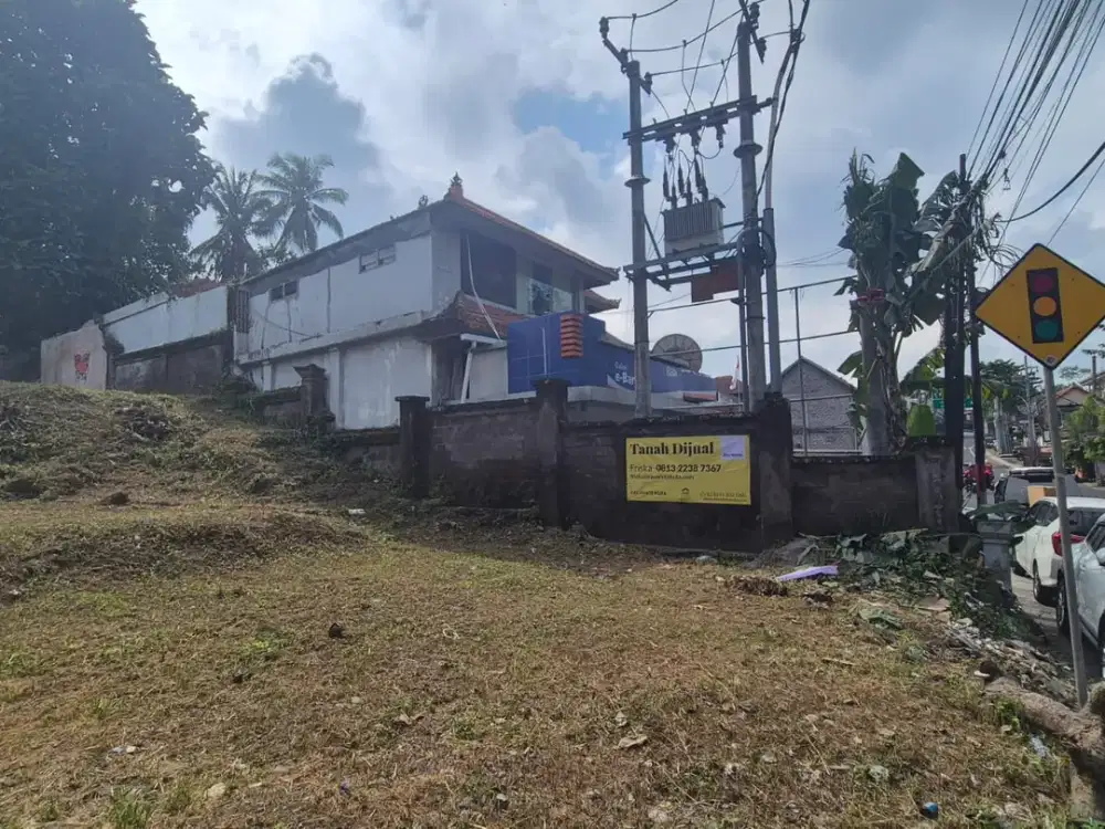 For Sale: Strategic Commercial Land on Jalan Raya Ubud, Petulu