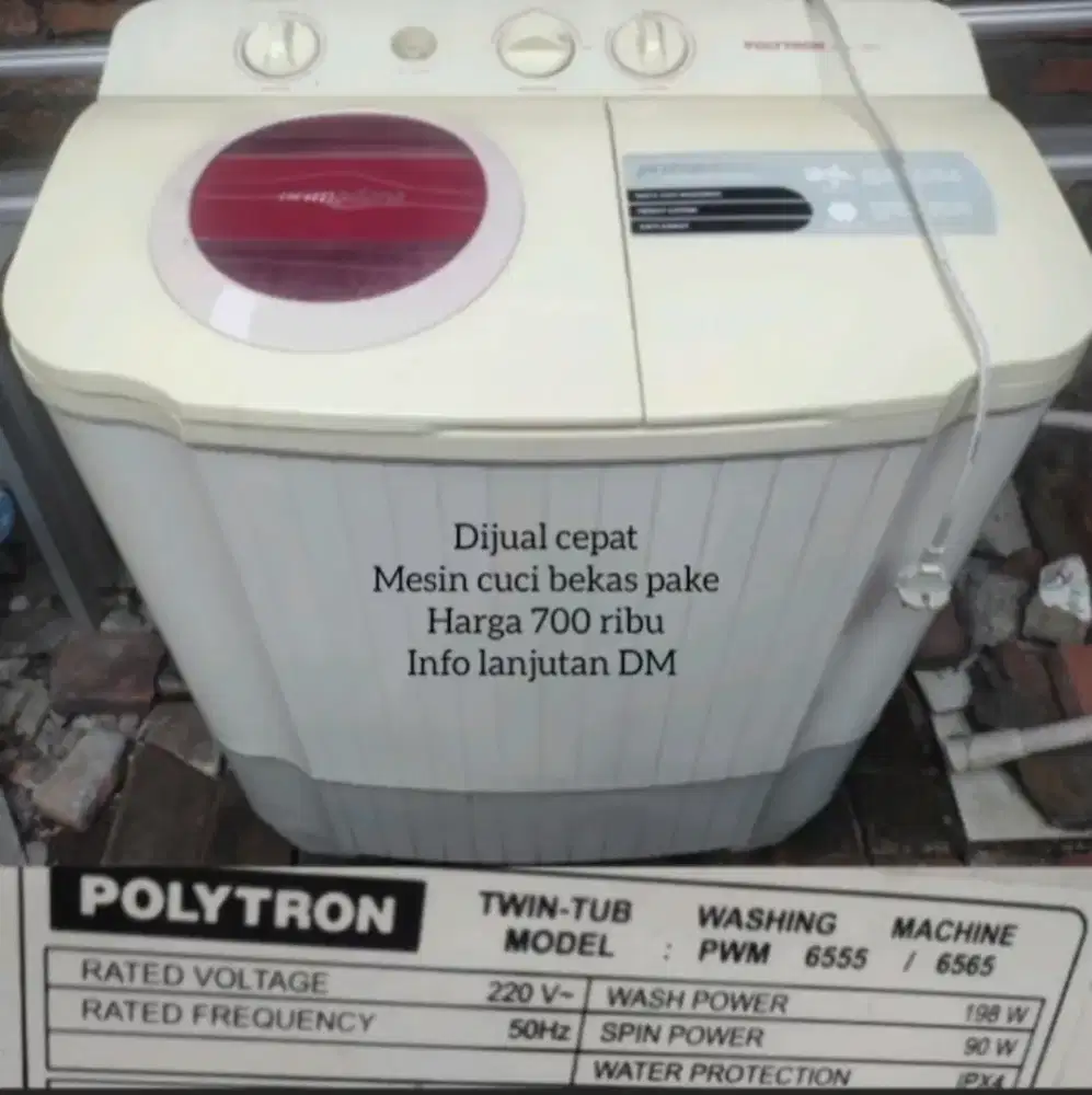 Dijual cepat mesin cuci bekas