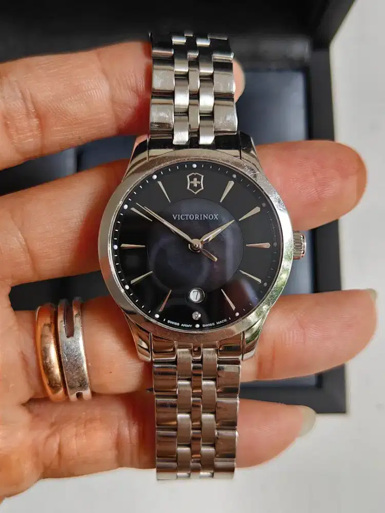 Victorinox Swiss Army Alliance Small Black Dial Ladies Watch 241751