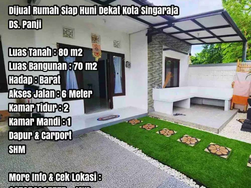 Rumah Murah Siap Huni Dekat Kota Singaraja