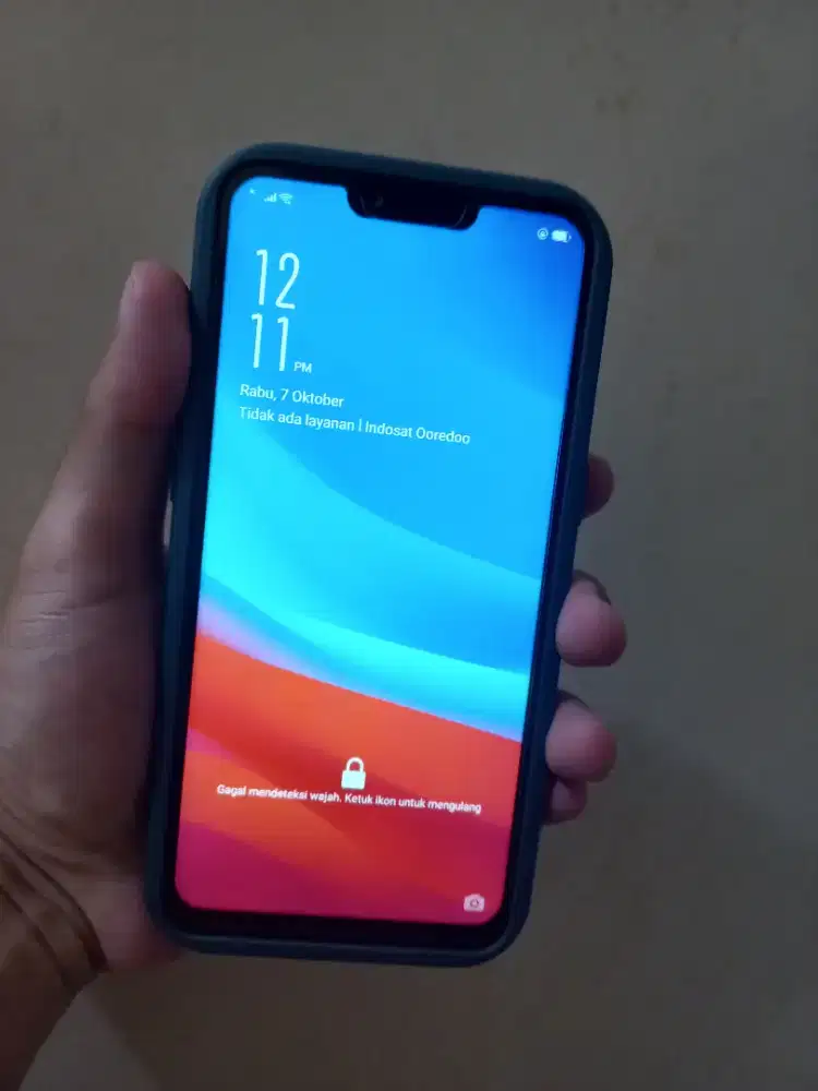 Oppo a3s merah normal