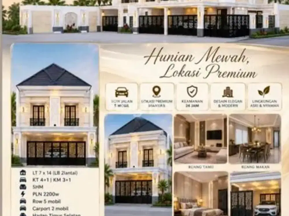 Manyar Kertoadi Kawasan Prestisius Rumah C, Serah Terima Okt/nov'26