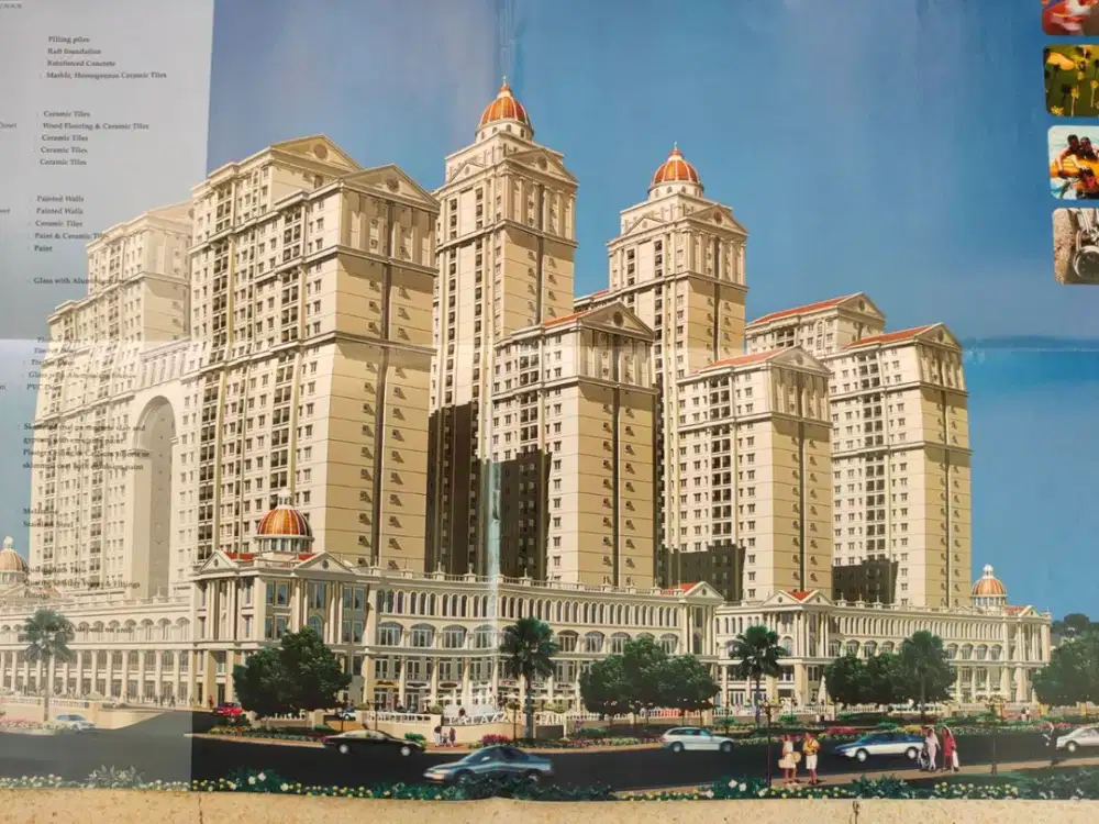 Disewakan tahunan Apartemen 2+1 BR di Kemayoran