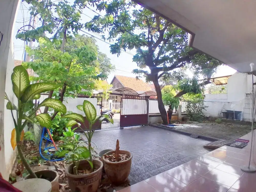 Rumah di Perak Barat Krembangan, Strategis Murah, Hadap ke Barat Daya (Tapi Adem dan Asri)