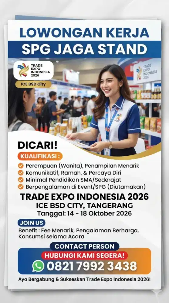 Cari SPG Trade Expo Indonesia
