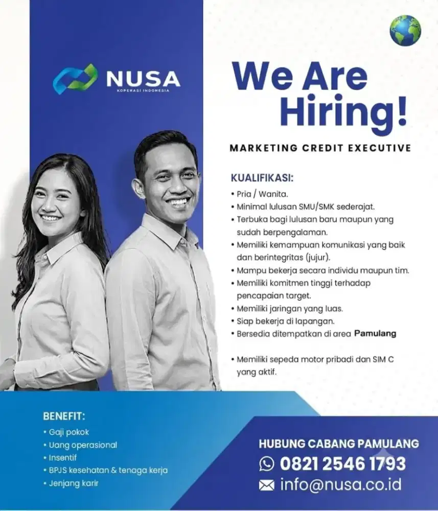 LOWONGAN PEKERJAAN