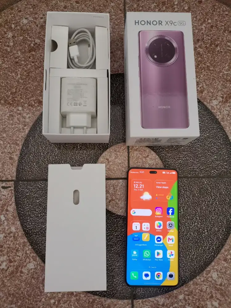 Honor X9C 5g 12/256 fullset mulus garansi resmi