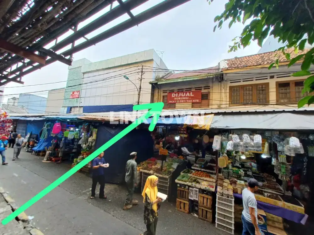 Dijual Cepat Ruko Pasar 3 Lantai Siap Huni SHM