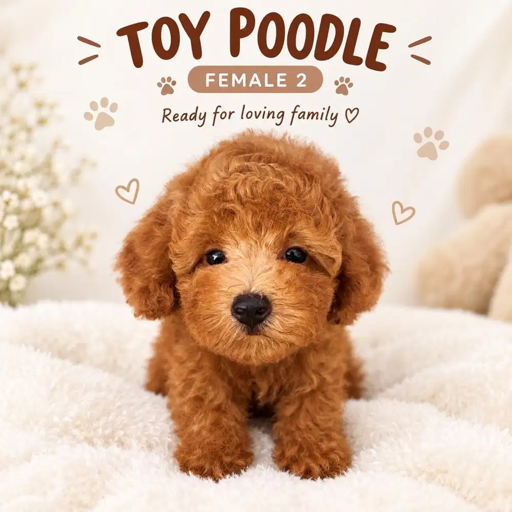 Poodle murah lucu