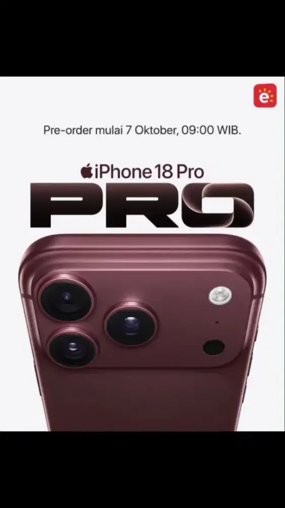 PO IPHONE 18 SERIES
