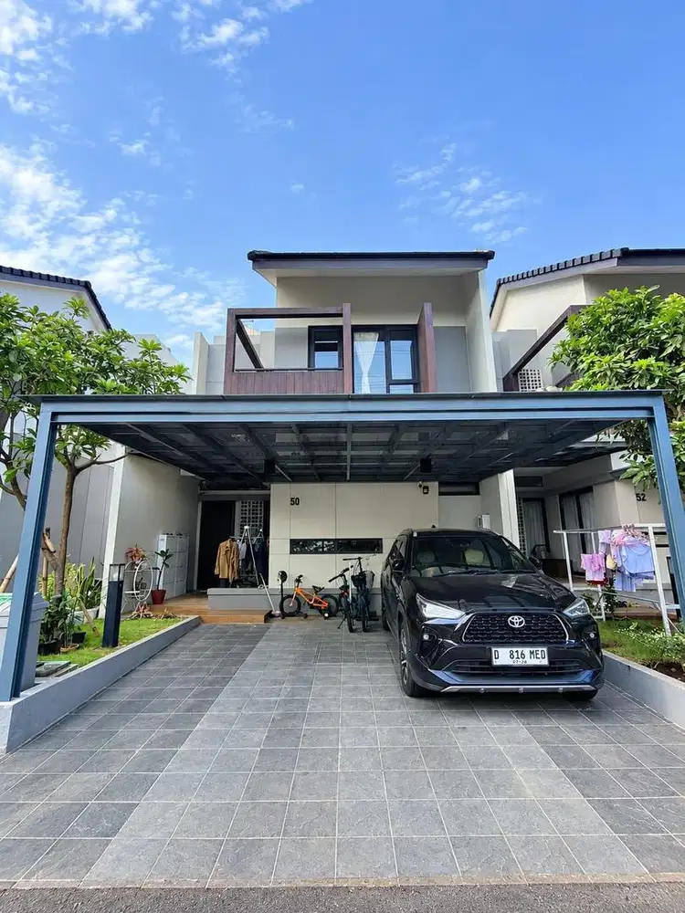 DIJUAL RUMAH CLUSTER SUMMARECON BANDUNG Unit sudah renov dan furnished
