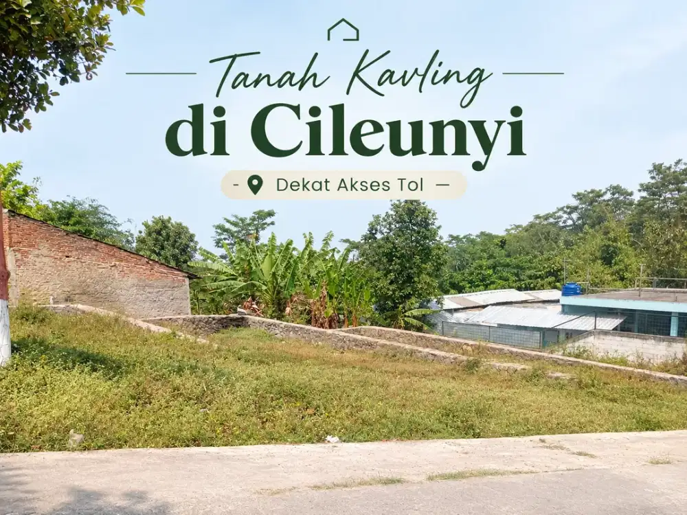 Tanah Kavling Komplek Dpr Cileunyi - Dekat Akses Tol