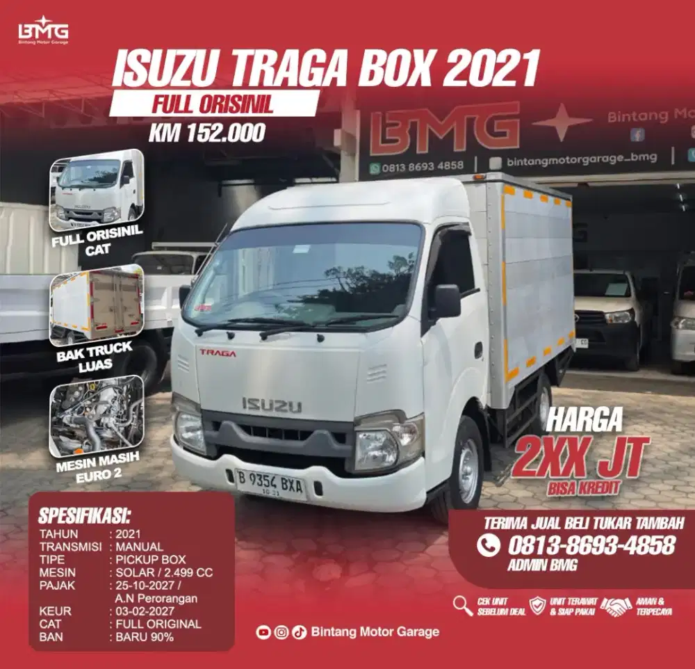 Pickup Box Isuzu Traga 2021