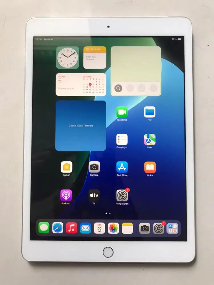 iPad Generasi 8 32GB Silver Wifi + Cellular Like New 99%