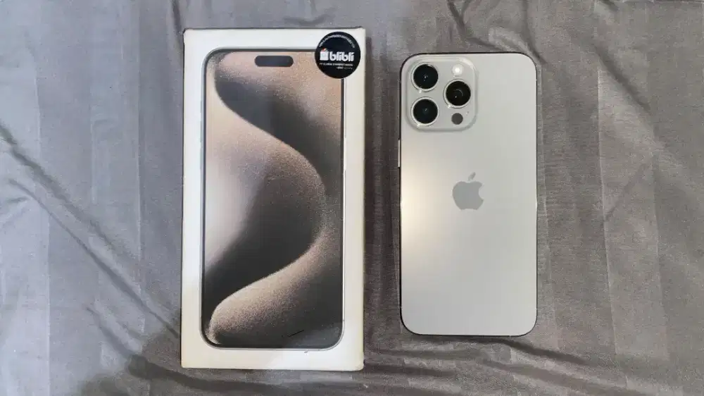 IPHONE 15 PRO MAX 256GB GARANSI INDONESIA RESMI