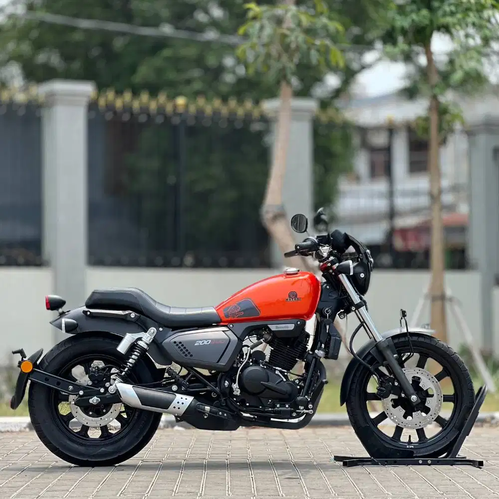 BENELLI MOTOBI EVO 200 ORANGE 2024 KM 2K PAJAK PANJANG SIAP TOURING