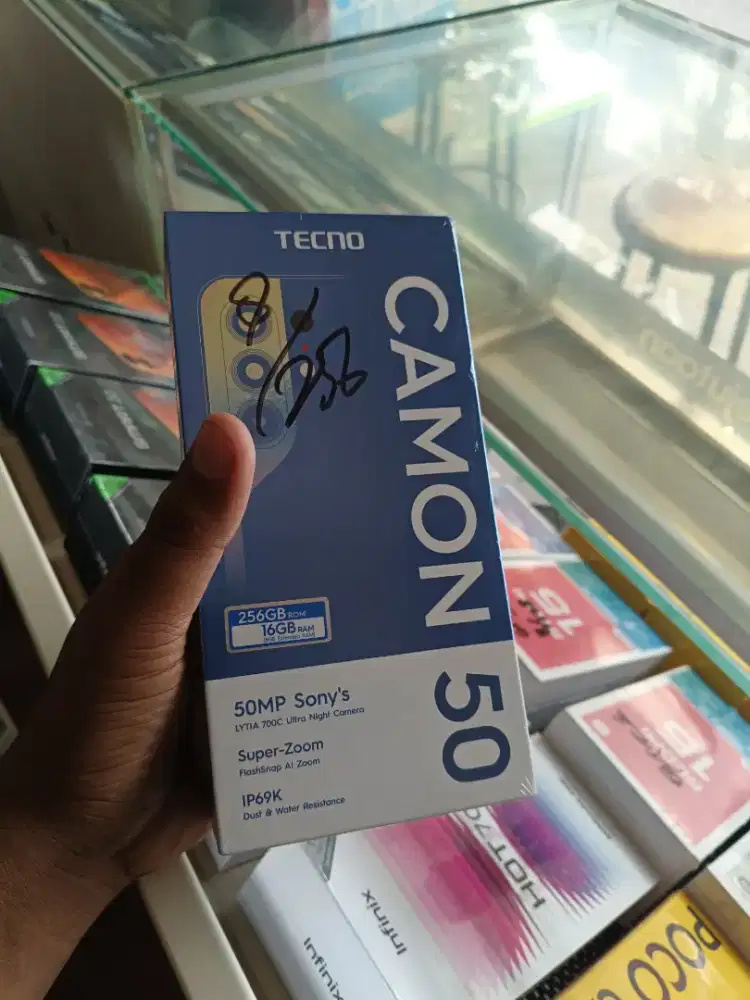 New Tecno camom 50 ram8/256 garansi resmi 1 tahun