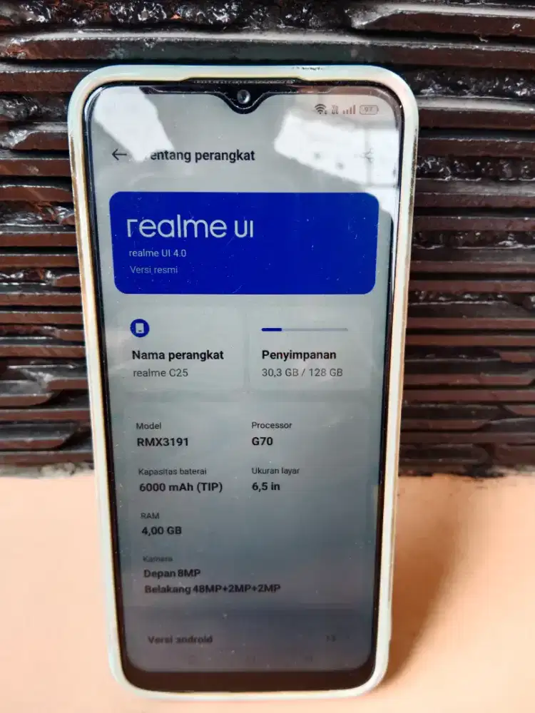 Hp Realme C25 memori 4/128