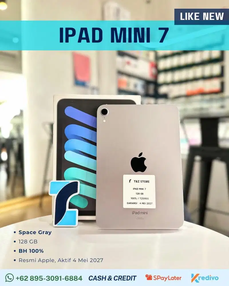 IPAD MINI 7 128GB - SPACE GREY