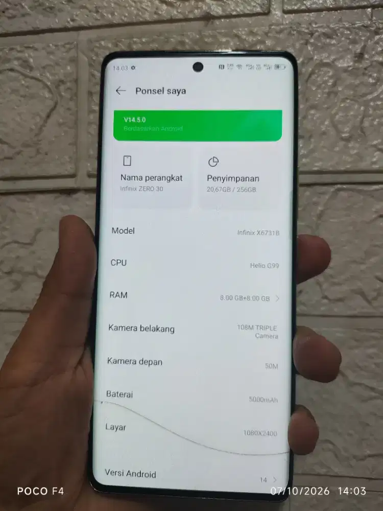 Infinix zero 30 4G 8/256