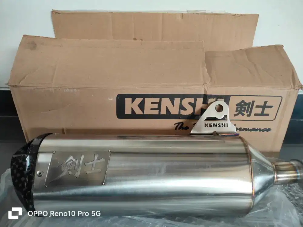 jual knalpot KENSHI baru(slip on),untuk motor 250CC
