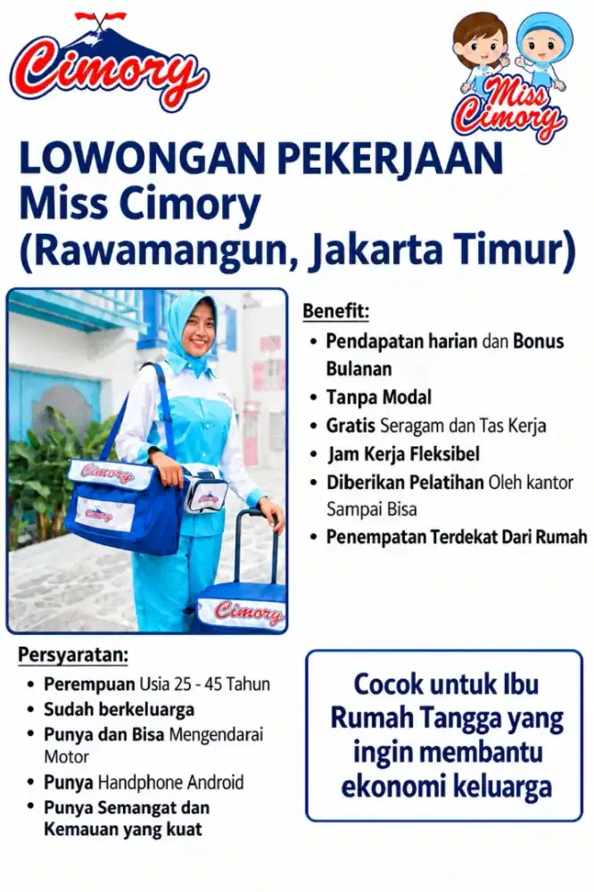 Info Lowongan Kerja Miss Cimory