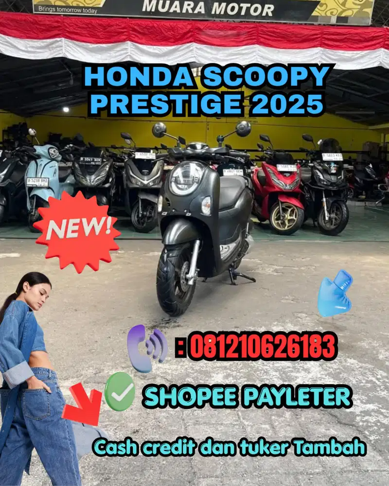 HONDA SCOOPY PRESTIGE 2025 MULUS